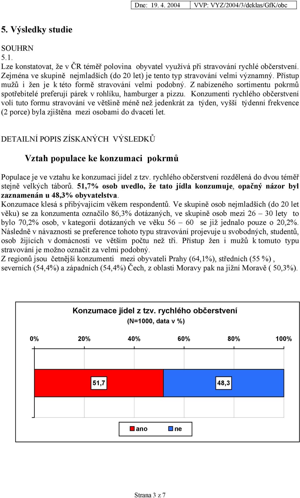 Z nabízeného sortimentu pokrmů spotřebitelé preferují párek v rohlíku, hamburger a pizzu.