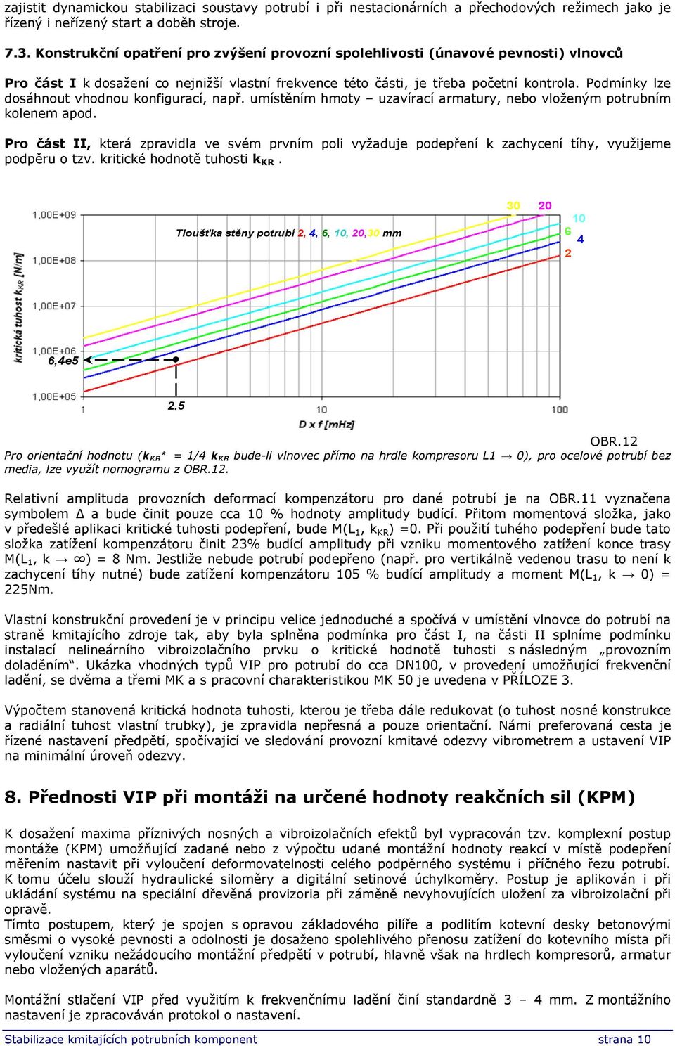 Podmínky lze dosáhnout vhodnou konfigurací, např. umístěním hmoty uzavírací armatury, nebo vloženým potrubním kolenem apod.