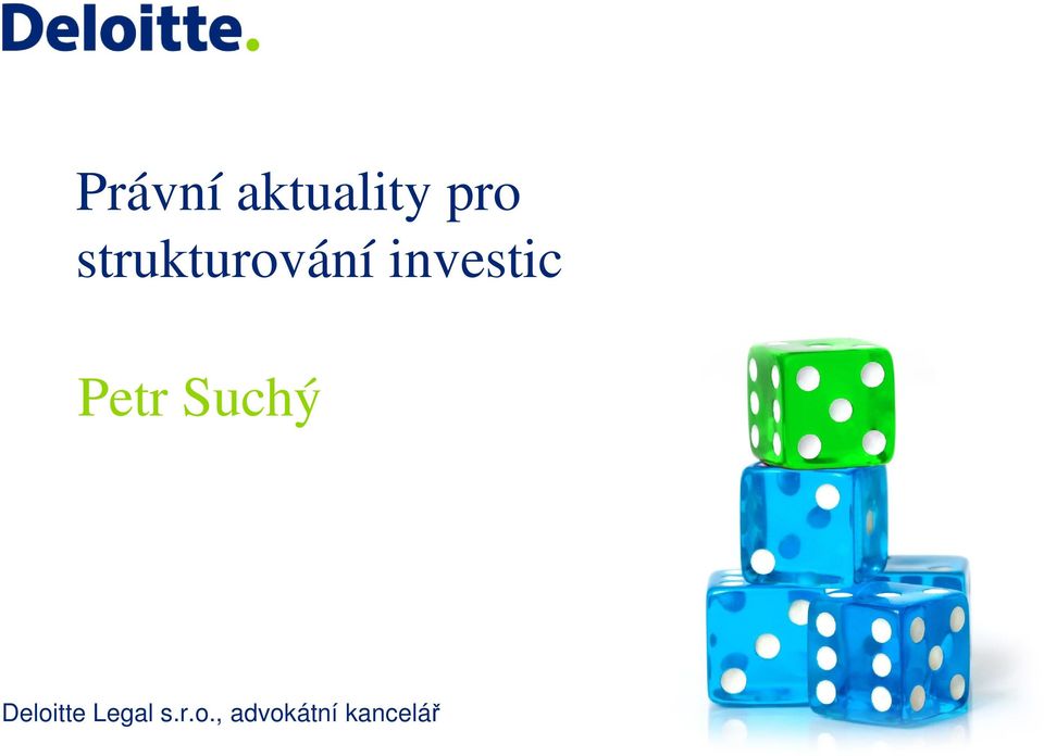 Petr Suchý Deloitte