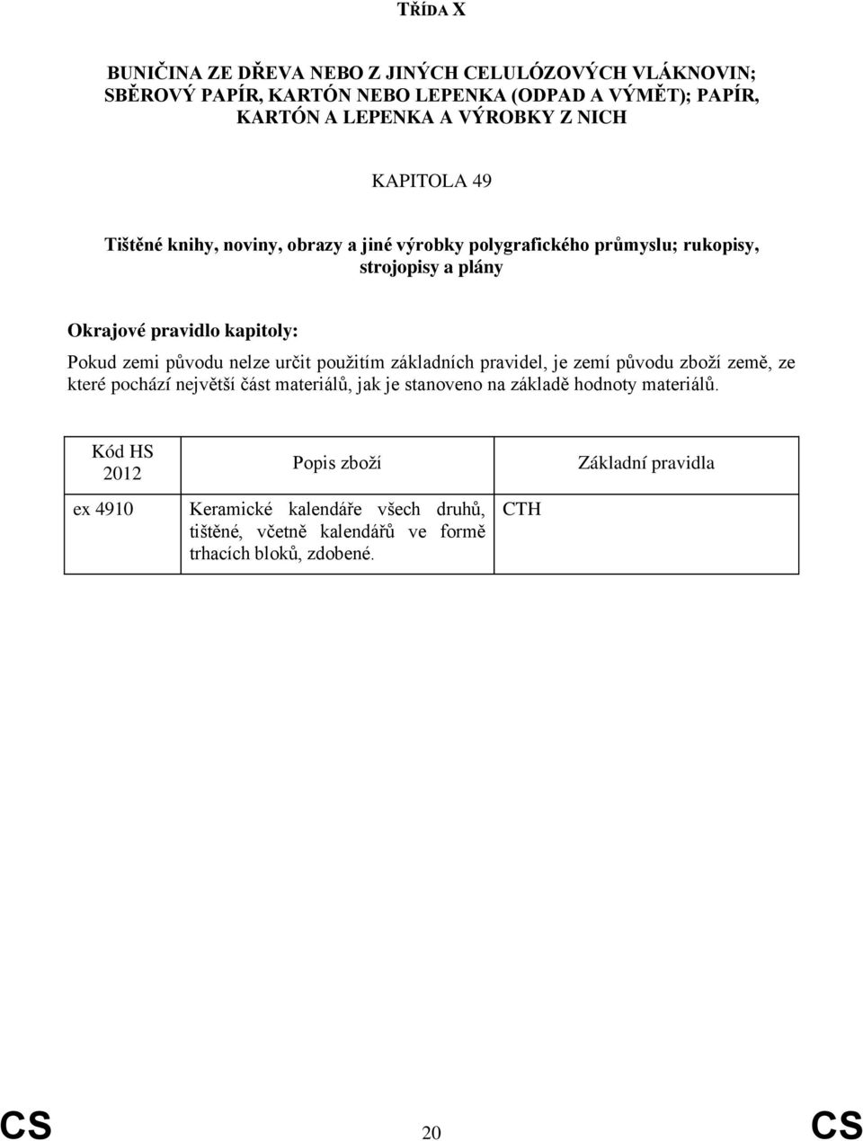 zemi původu nelze určit použitím základních pravidel, je zemí původu zboží země, ze které pochází největší část, jak je stanoveno na základě hodnoty.
