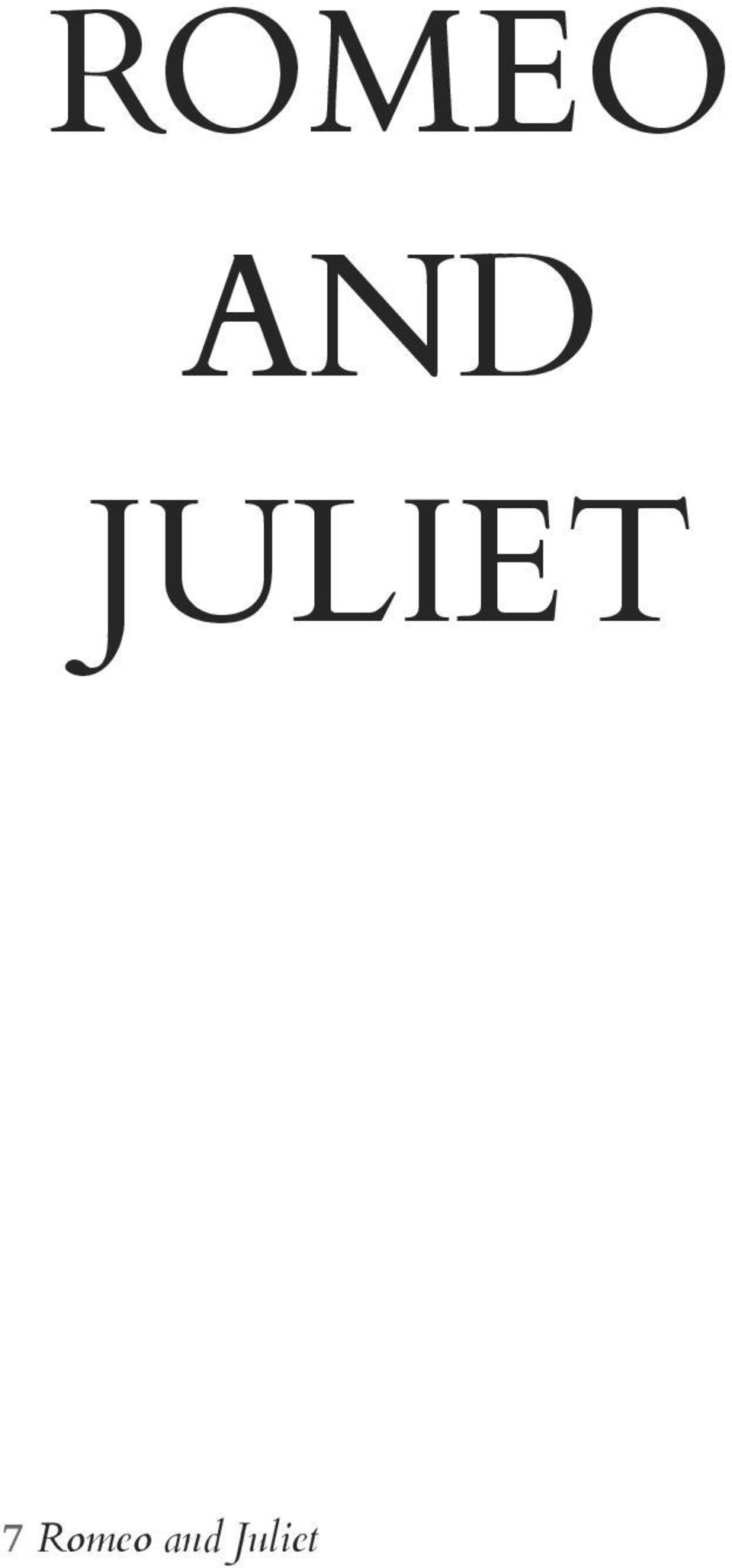 Romeo and