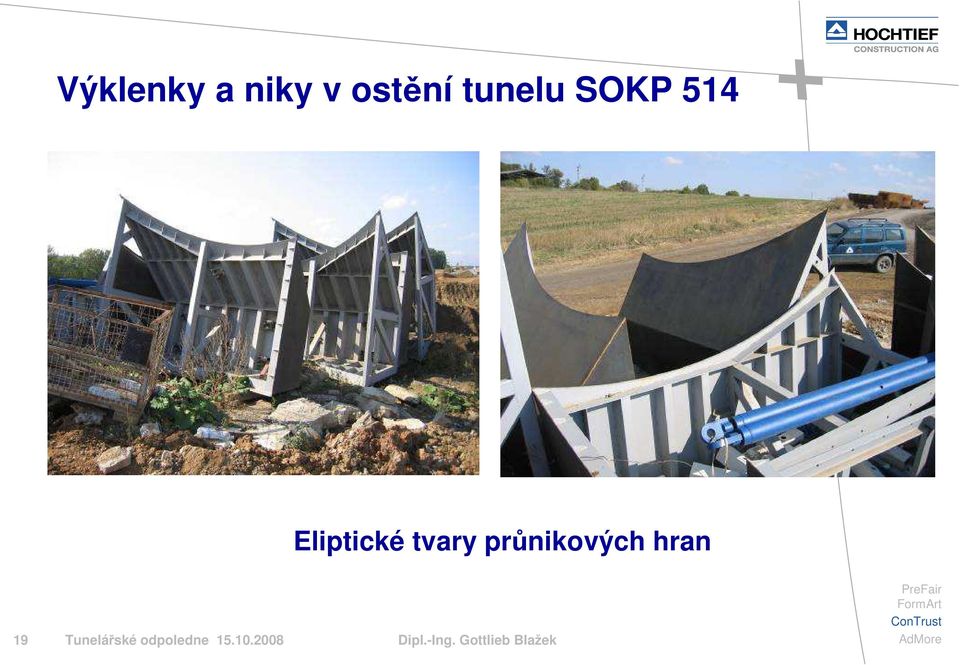 průnikových hran 19 Tunelářské