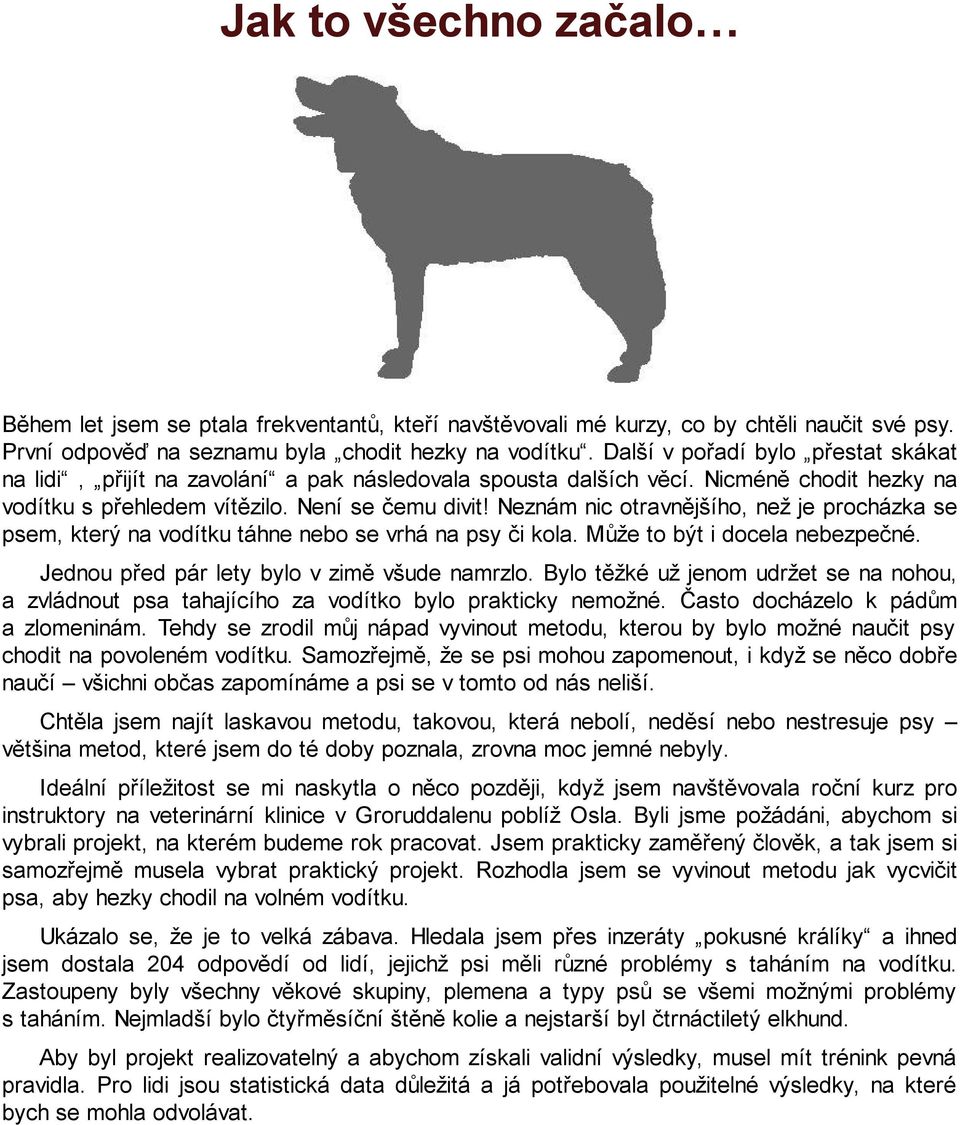 Turid Rugaas. Tahání na vodítku Jak mu předcházet a jak ho psa odnaučit -  PDF Stažení zdarma