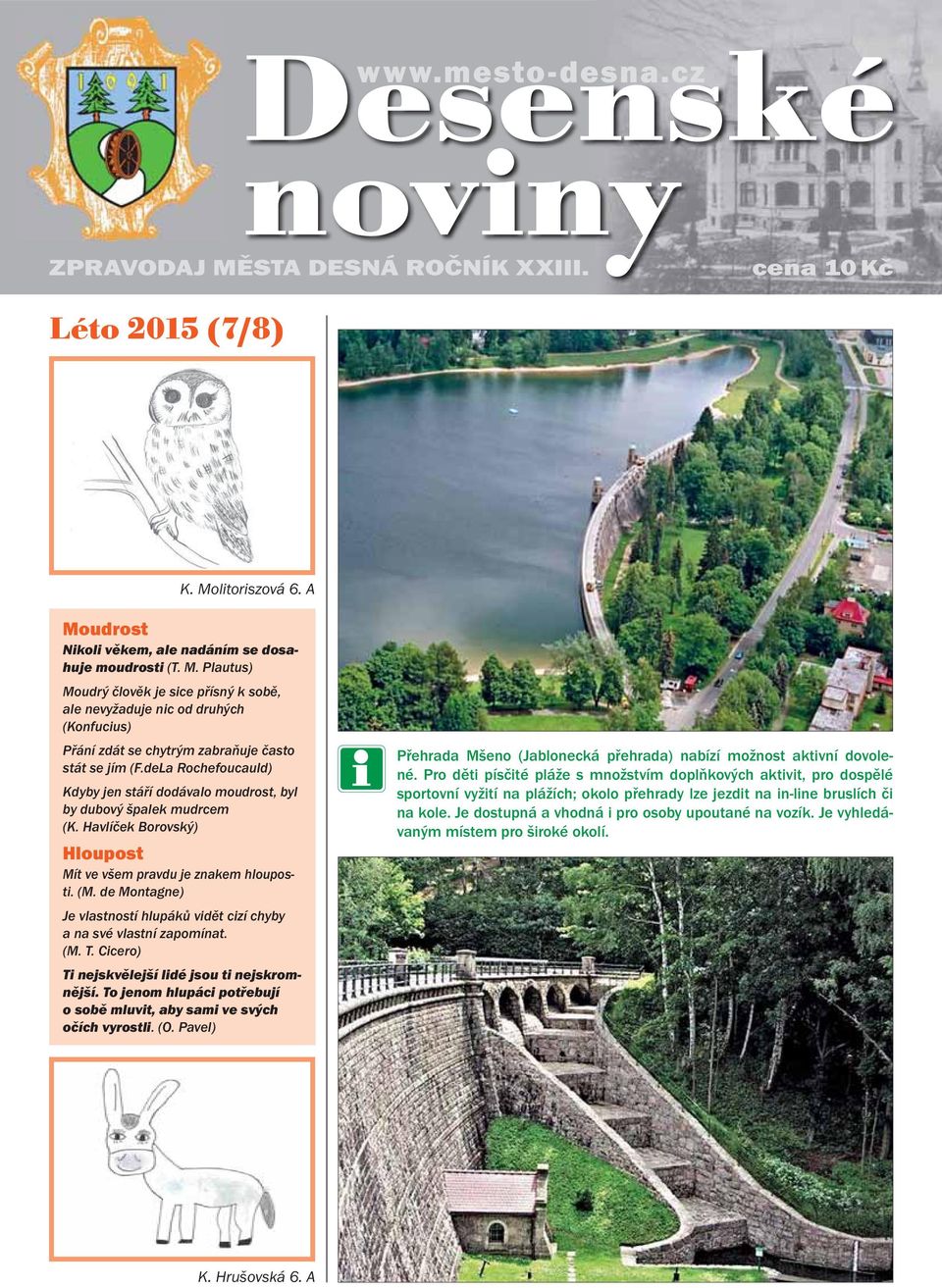 Léto 2015 (7/8) ZPRAVODAJ MĚSTA DESNÁ ROČNÍK XXIII. - PDF Stažení zdarma