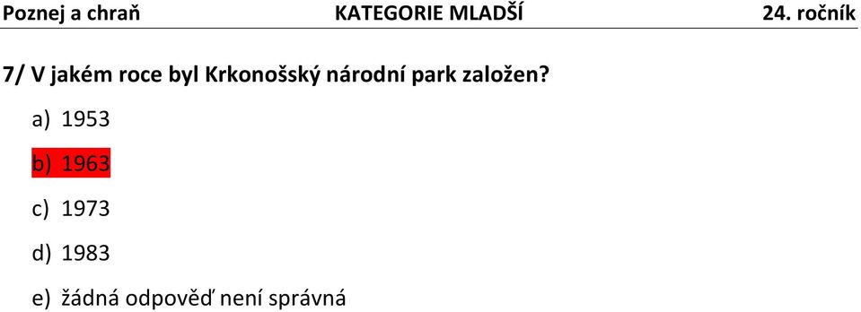 park založen?