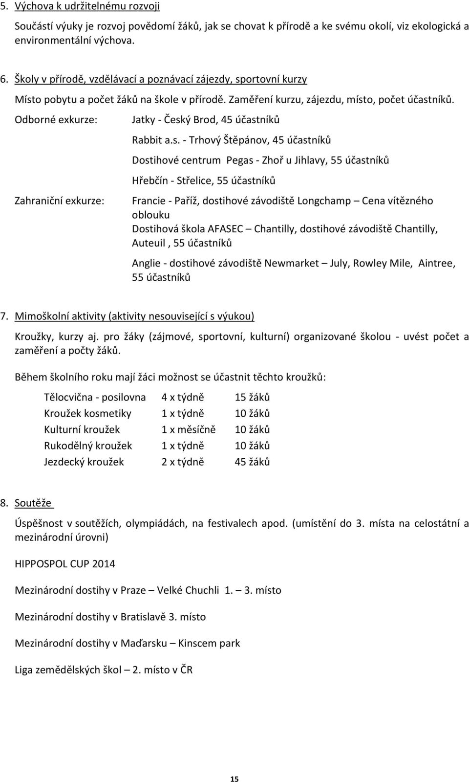 Odborné exkurze: Zahraniční exkurze: Jatky - Česk