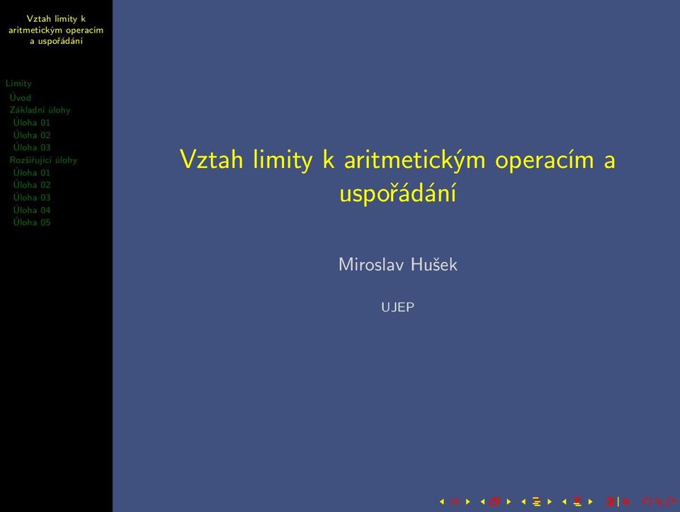 uspořádání