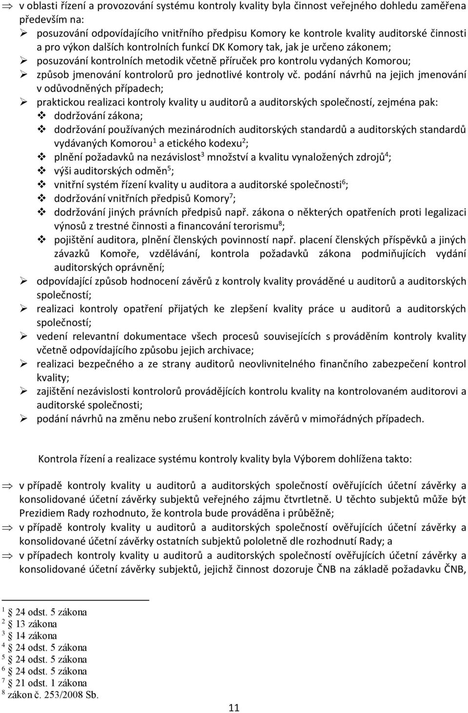 jednotlivé kontroly vč.