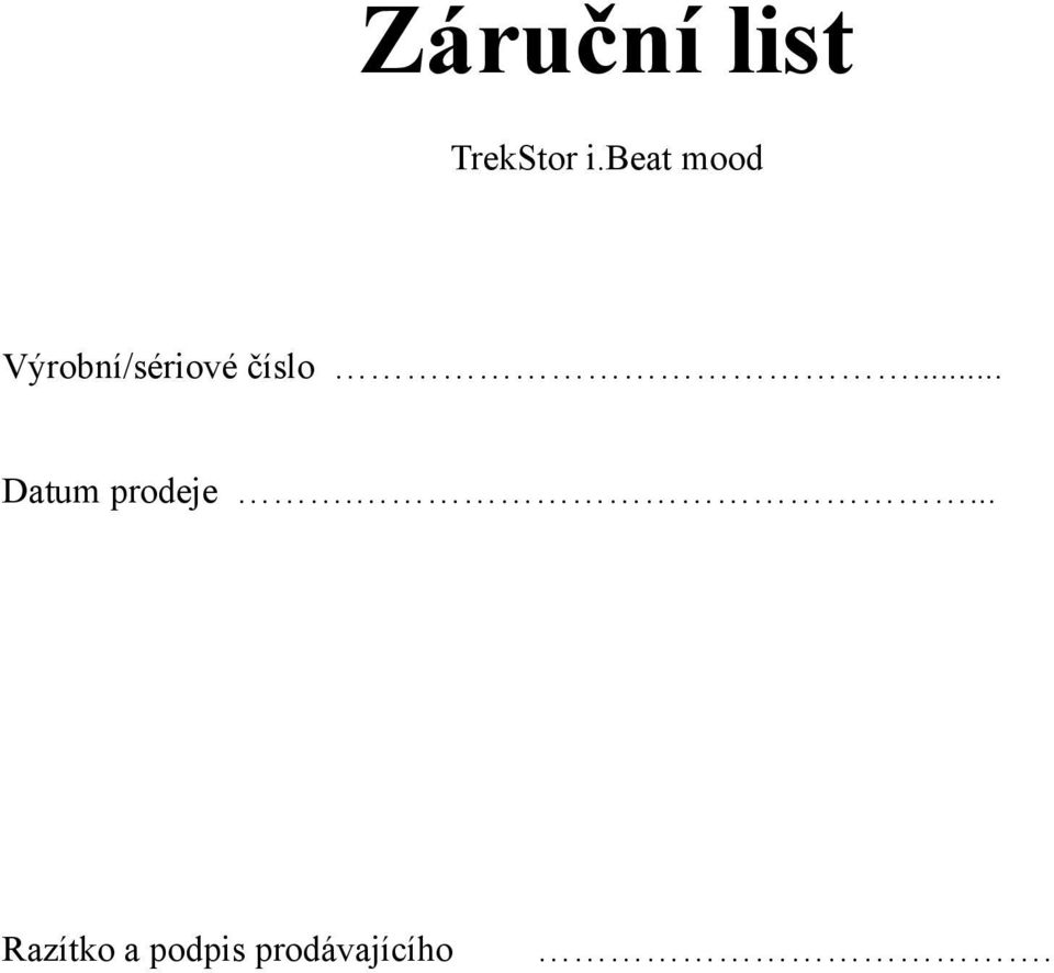 číslo... Datum prodeje.