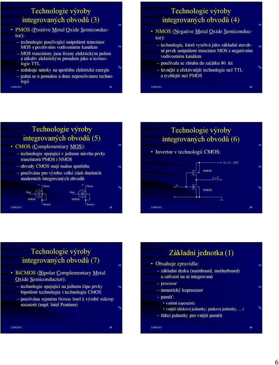 (Negative Metal Oxide Semiconductor): technologie, která využívá jako základní stavební prvek unipolární tranzistor MOS s negativním vodivostním kanálem používala se zhruba do začátku 80.