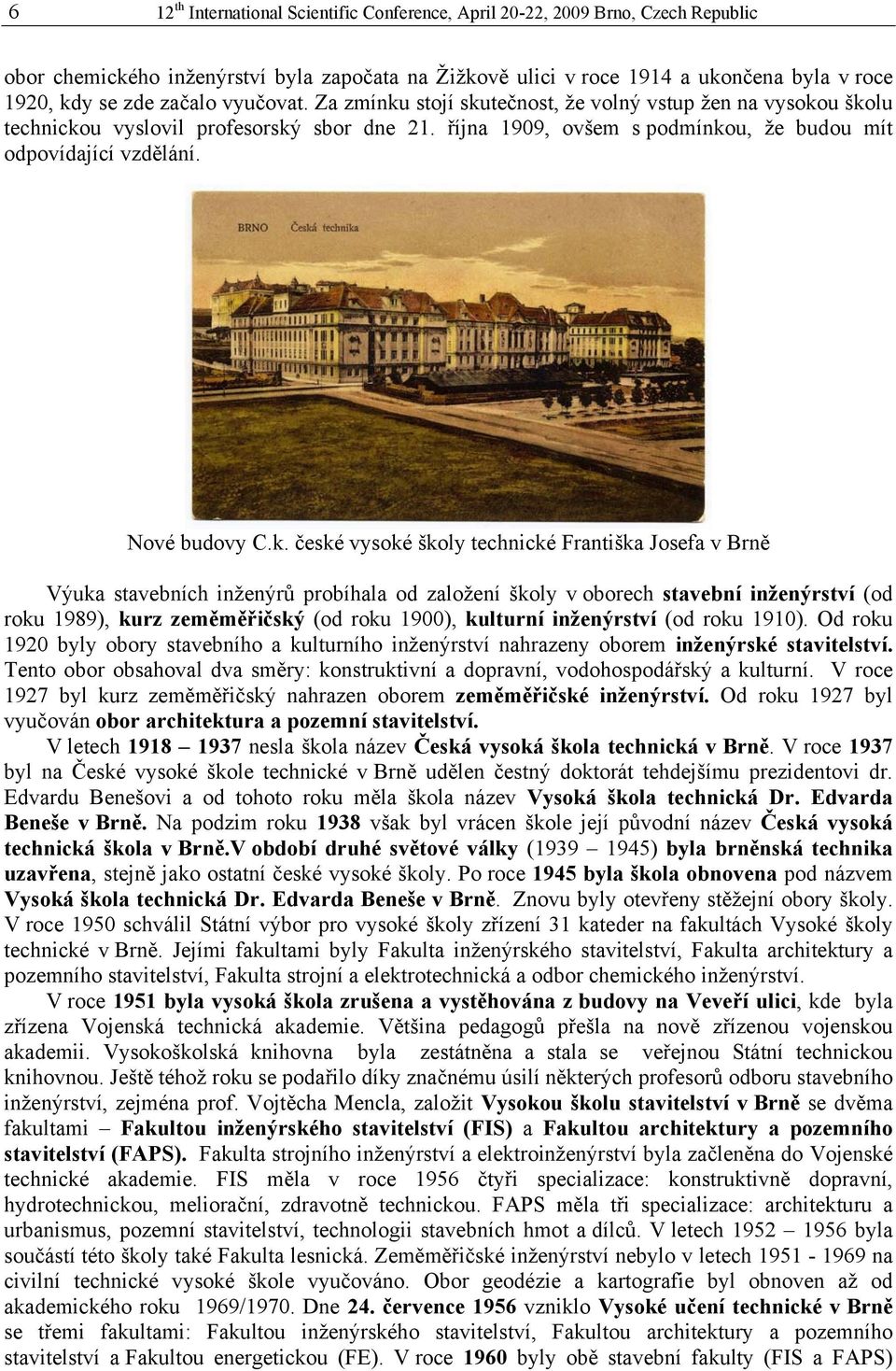 Nové budovy C.k.