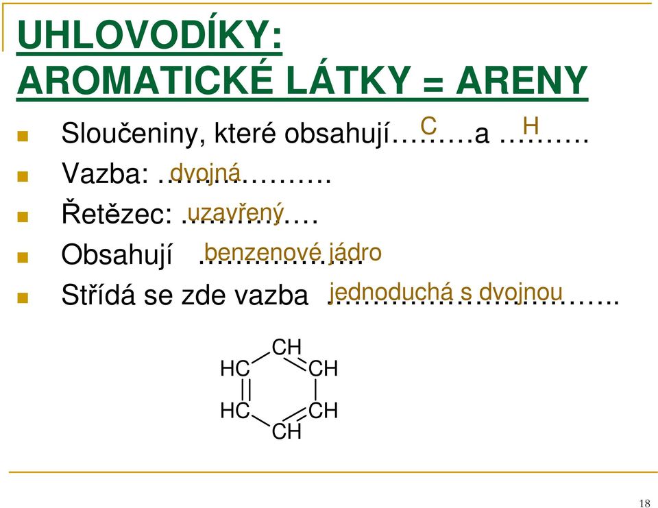 dvojná Řetězec: uzavřený Obsahují