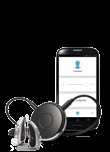 Komfortní a snadné ovládání Snadné telefonování Se sluchadlem Pure je telefonování hračka. Jakmile přiložíte telefon k uchu, přenese funkce TwinPhone pro Váš lepší poslech hovor přímo do sluchadel.