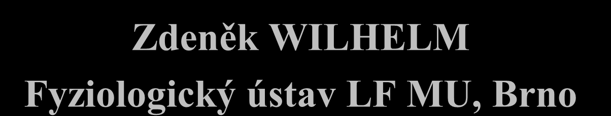 Imunologická rovnováha TH1/TH2 v obraze cytokinů Zdeněk WILHELM