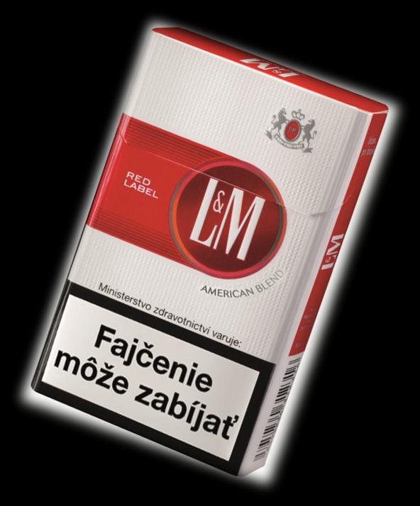 Celkový trh, odbyt a tržní podíl cigaret Slovensko Celkový trh cigaret (v miliardách ks) Odbyt (v miliardách ks) -2,8