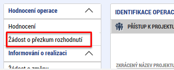 projektu za každý rok průběžná, závěrečná žádosti o změnu - ze strany příjemce i ze strany CRR (ŘO) viz samostatná prezentace veškerá