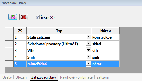 Úvodní příklad BEST ocel Zatížení Přibližně uprostřed výšky sloupu (výška 5.00 m podpora B) je posuv sloupu stabilizován ve směru y pevnou podporou. Ostatní stupně volnosti jsou volné.