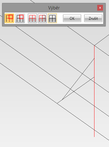 Uživatelská příručka IDEA Designer 45 4.5.3.1 Výběr prvků ve 3D okně Po spuštění výběru ve 3D okně se v levé horní části hlavního okna objeví nástrojová lišta pro nastavení režimu výběru.