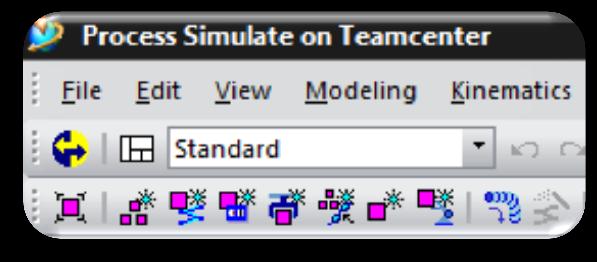 Simulate on Teamcenter Stejná funkcionalita jako v Process