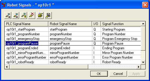 Soft E-Stop (Přidán Pause Signál robota) Možnosti Přídání Soft E-Stop program pause signal Při spuštění Soft E-Stop