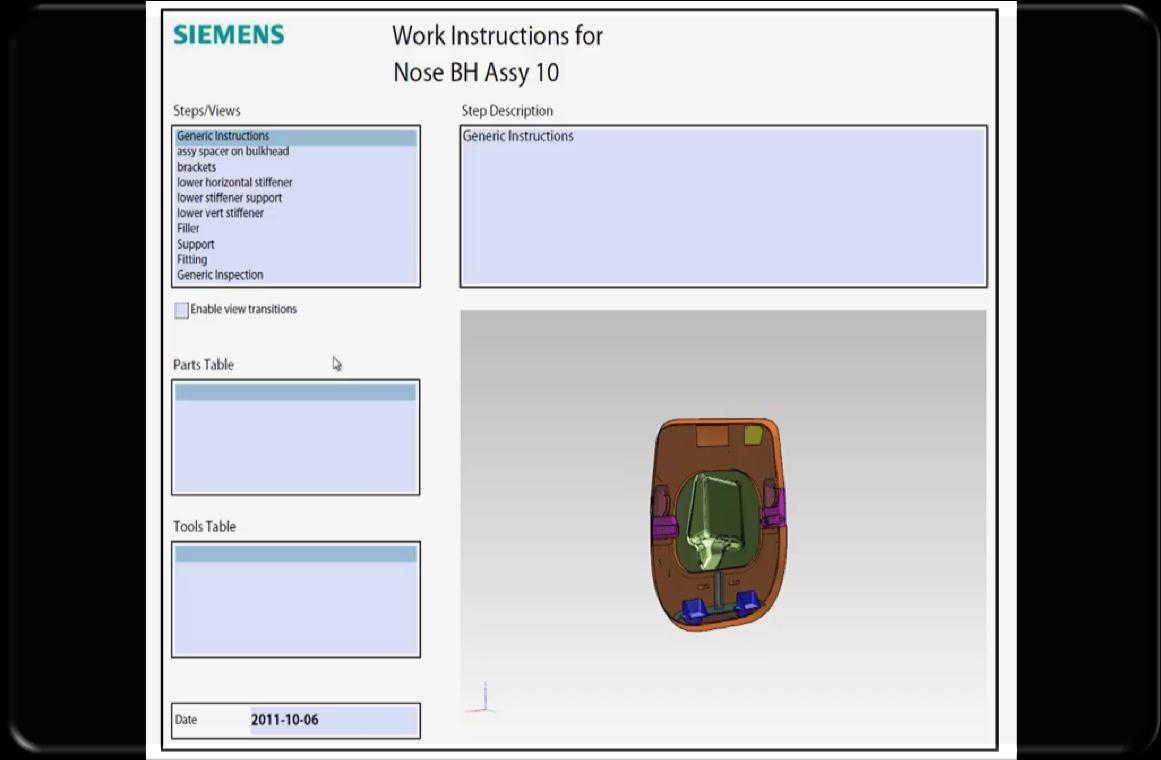 3D PDF in Process Simulate Možnosti