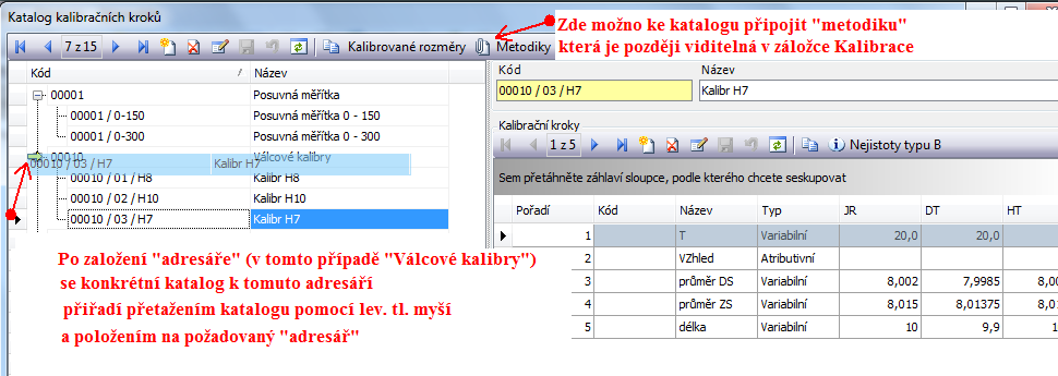 Vyhodnocení variabilního znaku se provádí dle popisu v základní části manuálu. (Funkce Měřit data.) 7.