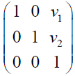 Příklad 5: Vypočtěte matici složené transformace v rovině. a) Souměrnost podle osy x a posunutí o vektor (6,5,0). b) Posunutí o vektor (6,5,0) a souměrnost podle osy x.