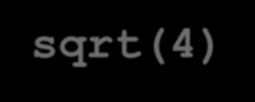 Odmocnina sqrt(x) druhá odmocnina z x, tj. Např. sqrt(4) 4 2 x Jak jinak na odmocninu (a nejen na druhou)?