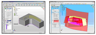 Tvarový prvek Deform - pro designéry, tvarování a pokročilé modelování. Nová funkce Wrap - nabalování textu nebo jiné skici na nerovinnou plochu (např. nápis vyfrézovaný do modelu).