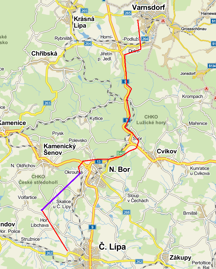 ZÁKLADNÍ INFORMACE O PROJEKTU - INVESTIČNÍ ZÁMĚR TRASA celková délka nadzemního vedení 32,5 km z toho 7,9 km v trase stávajícího vedení provozovaného na 35kV TECHNICKÉ ŘEŠENÍ nové dvojité nadzemní