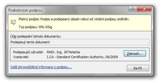 postoupení pohledávky -analýza 8 Adobe Reader hodnotí podpis jako platný nepozná uznávaný od zaručeného automat (podání emailem i DS): říká, že nějaký podpis je připojen, ale není uznávaný ruční