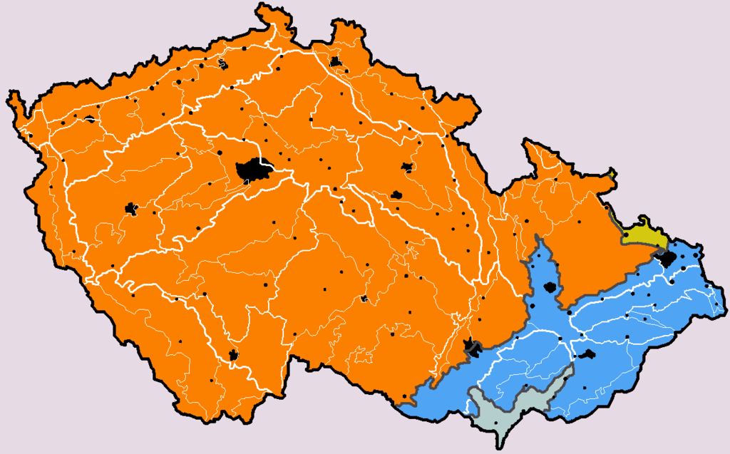 Geomorfologické členění území ČR provincie Česká vysočina Středoevropská nížina
