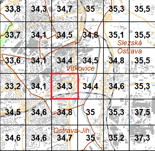 V lokalitě nedochází k překračování imisního limitu stanoveného pro průměrnou roční koncentraci PM 10 (imisní limit 40 µg.m -3 ).