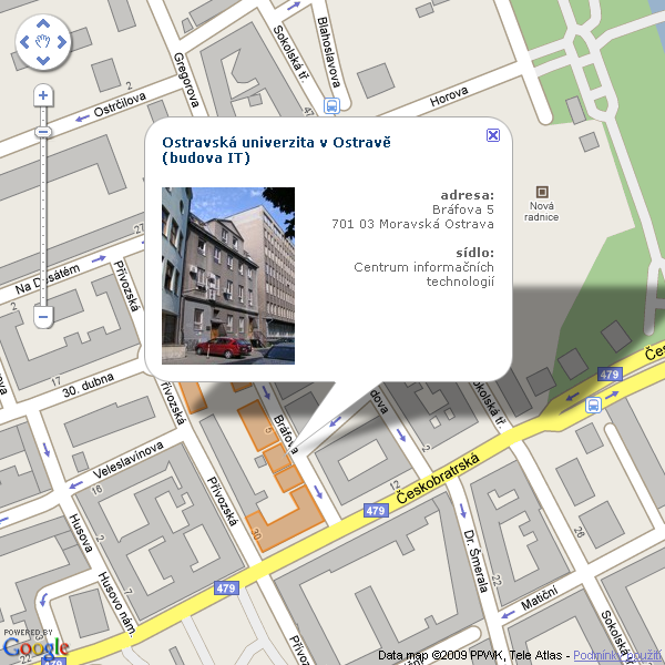 3.9.2 Centrum informačních technologií Centrum informačních technologií Ostravská univerzita v Ostravě Bráfova 5 (budova IT) 701 03 Ostrava Internetová adresa: http://cit.osu.