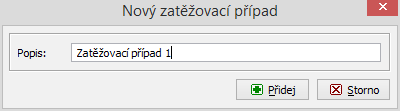 Zadávací obrazovka po vygenerování nového styčníku Zadávání jednotlivých částí styčníku Veškeré zadávání se ovládá pomocí uzlů v zadávacím stromečku.