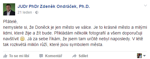 Člen komise, která dohlíží na činnost instituce (ne)přímo zajišťující bezpečnost obyvatelstva doporučuje návštěvu území, o kterém ministerstvo zahraničních věcí zmiňuje následující (zdroj): MZV ČR