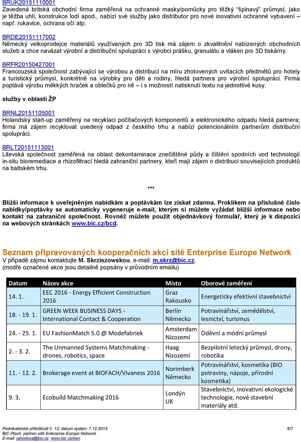 BRDE20151117002 Německý velkoprodejce materiálů využívaných pro 3D tisk má zájem o zkvalitnění nabízených obchodních služeb a chce navázat výrobní a distribuční spolupráci s výrobci prášku, granulátu