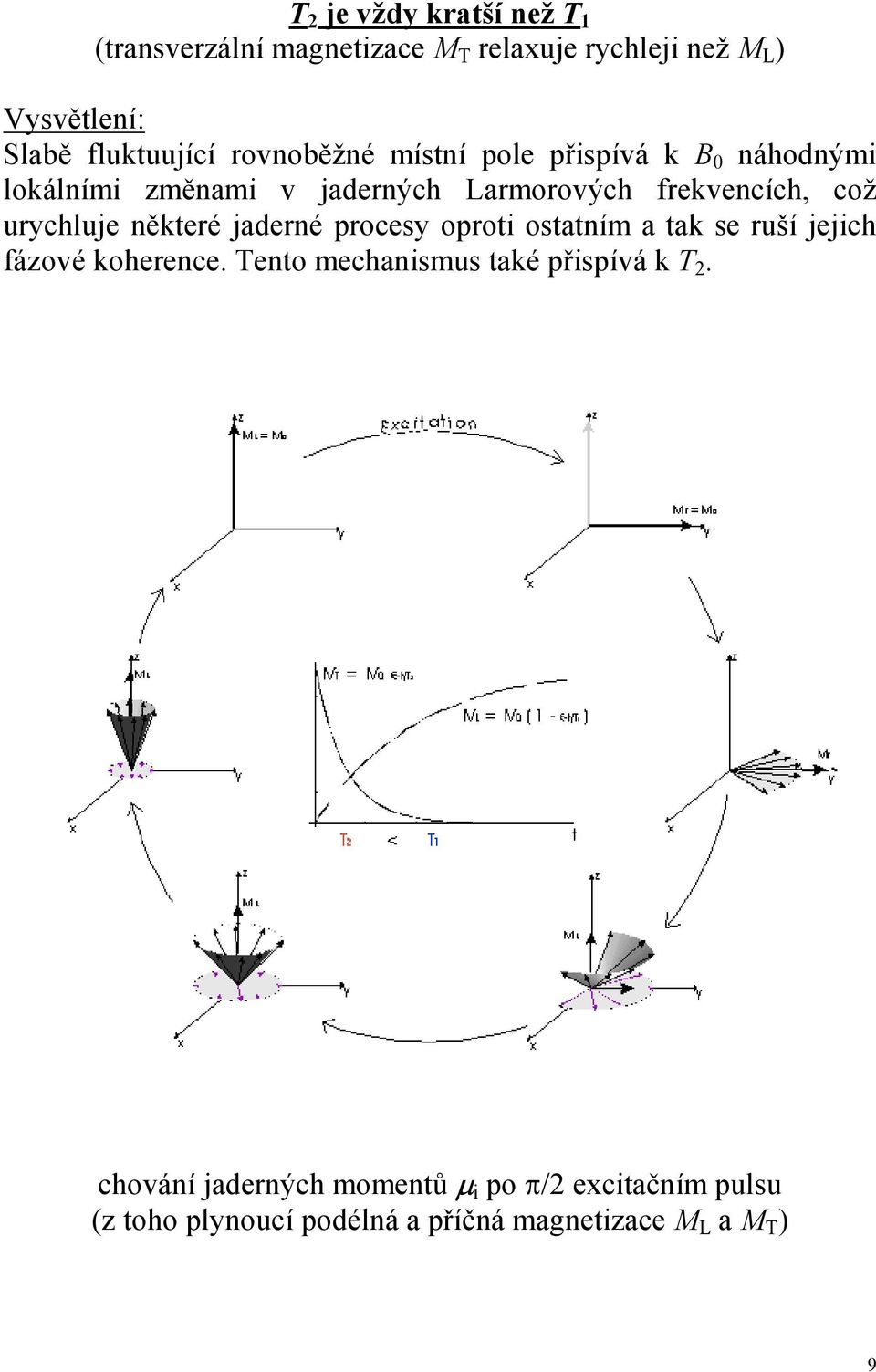 urchluje některé jaderné proces oproti ostatním a tak se ruší jejich fázové koherence Tento mechanismus také