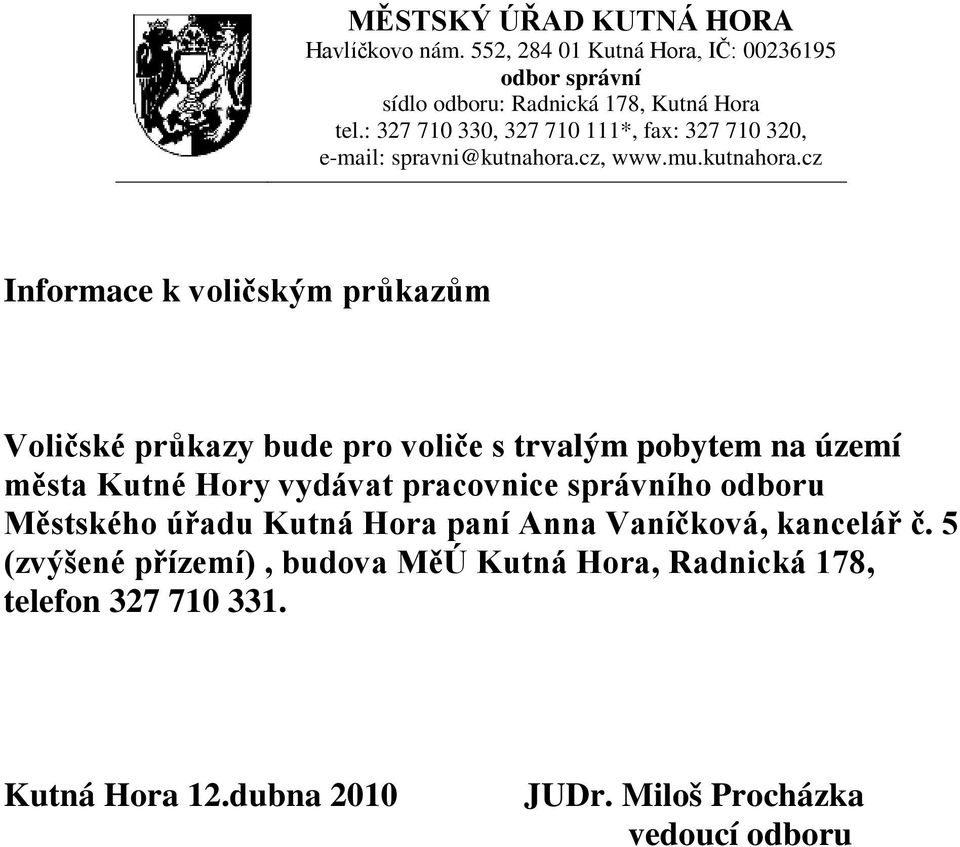 cz, www.mu.kutnahora.