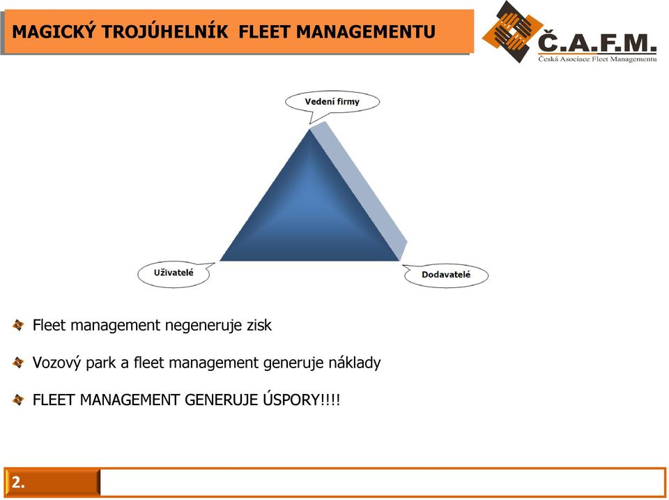 Vozový park a fleet management