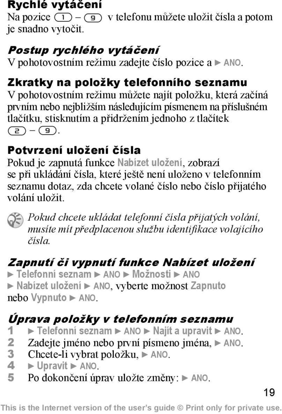 tlačítek.