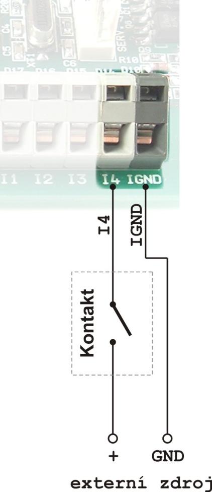 ZAPOJENÍ Ganitor je pokud jde o připojení identický se standardními I/O moduly Quido ETH 30/3 a Quido ETH 2/16. V s t u p y Vstupy lze ovládat připojením napětí nebo kontaktem.