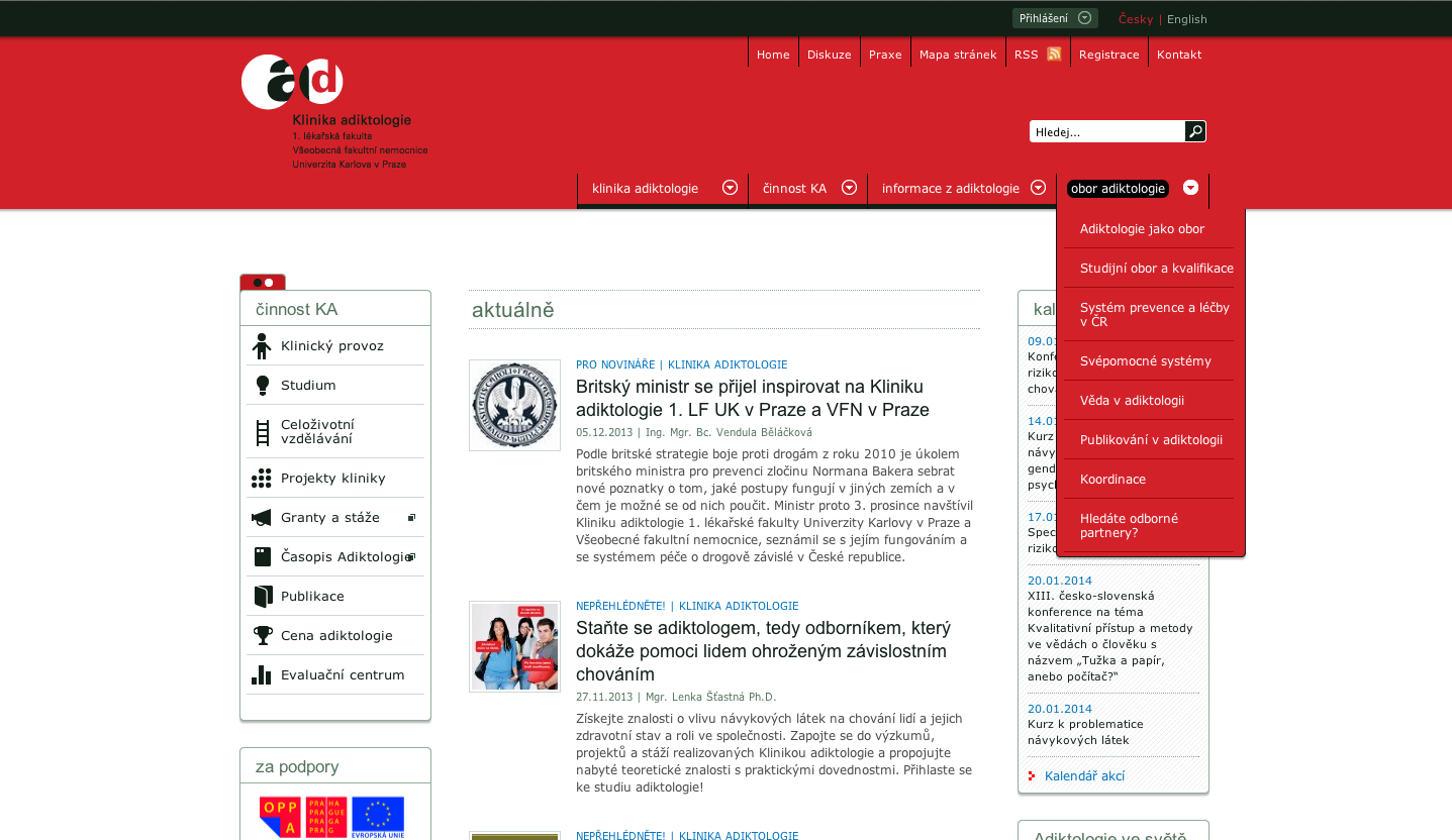 Obor adiktologie on-line: home