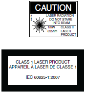 BEZPEČNOSTNÍ UPOZORNĚNÍ Lasery 1 třídy (Standard EN 60825-1:2007). Paprsky nastavující polohu pacienta patří do třídy 1, přirozeně bezpečné lasery.