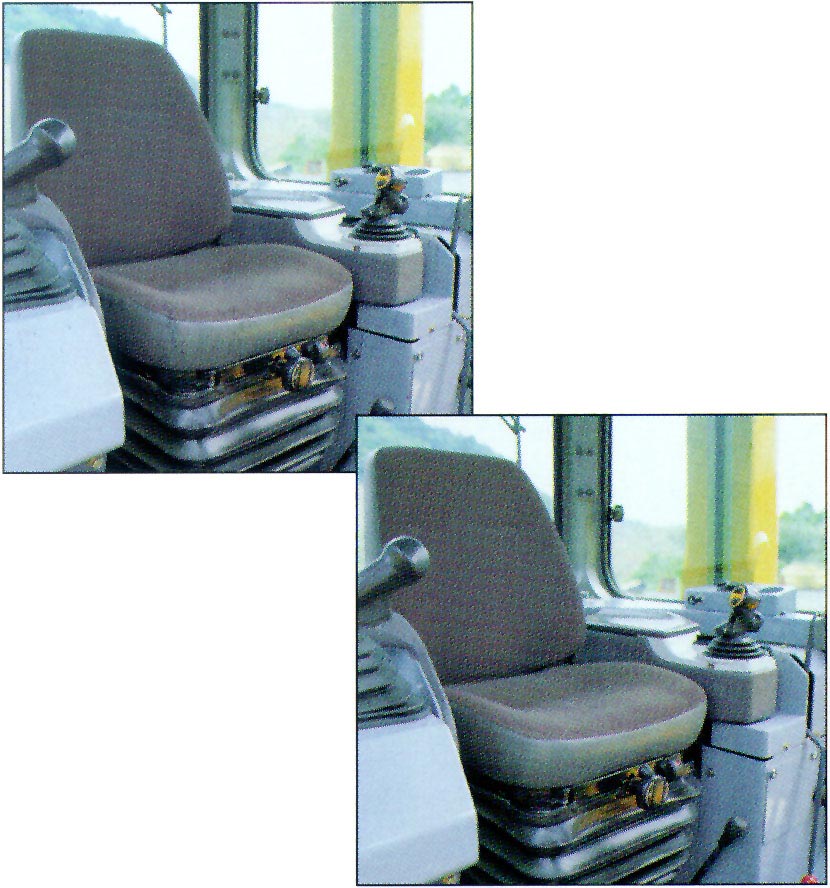 P Á S O V Ý D O Z E R PCCS (PALM COMMAND CONTROL SYSTEM) Novì vyvinutý, ergonomicky navržený ovládací systém Komatsu vytváøí obsluhou plnì ovládané pracovní prostøedí.