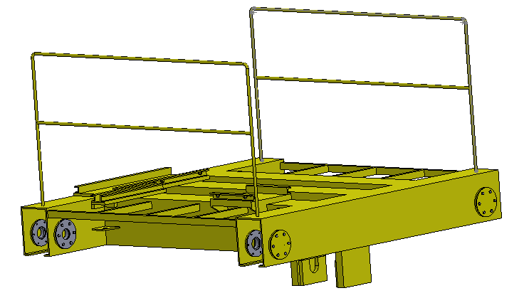 Str. 87 9. 3D MODEL Pomocí programu Solidworks jsem vymodeloval tvar jeřábové kočky. Tento program pomáhá konstruktérovi vidět předem součásti, které navrhne, než jsou předány do výroby.