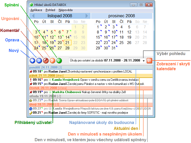 Pokud chcete cokoli ve vytvořeném pohledu změnit, klikněte v hlavním okně na Pohled -> Opravit pohled.