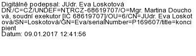 Pokud tato listina byla vyhotovena v součinnosti s provozovatelem poštovních služeb (hybridní pošta), může účastník řízení na