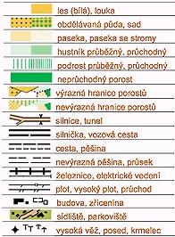 LEGENDA MAPY Při zpracování mapy je vždy třeba mít na paměti, že mapa musí obsahovat legendu, která musí obbsahovat všechny prvky zaznačené v mapě (co je zobrazeno v mapě, je uvedeno i v legendě a