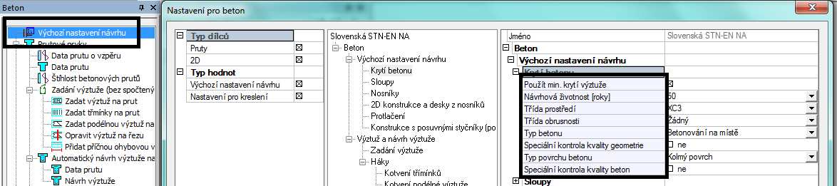 Jestliže otevřete některé z těchto nastavení, tak zde platí následující grafické rozlišení: - Modrá nastavení můžete přebít data na